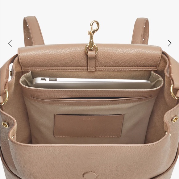 Cuyana Women's Leather Backpack 13-inch - Picture 3 of 9